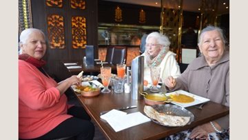 Lunch outing for Hayes care home Residents